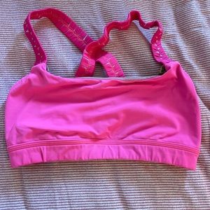 LuLuLemon Bright Pink Sports Bra 6